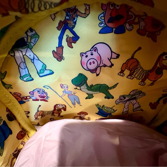 Disney Parks Exclusive Loungefly HardTag Toy Story  AOP Character Backpack, BNWT - Picture 7 of 8